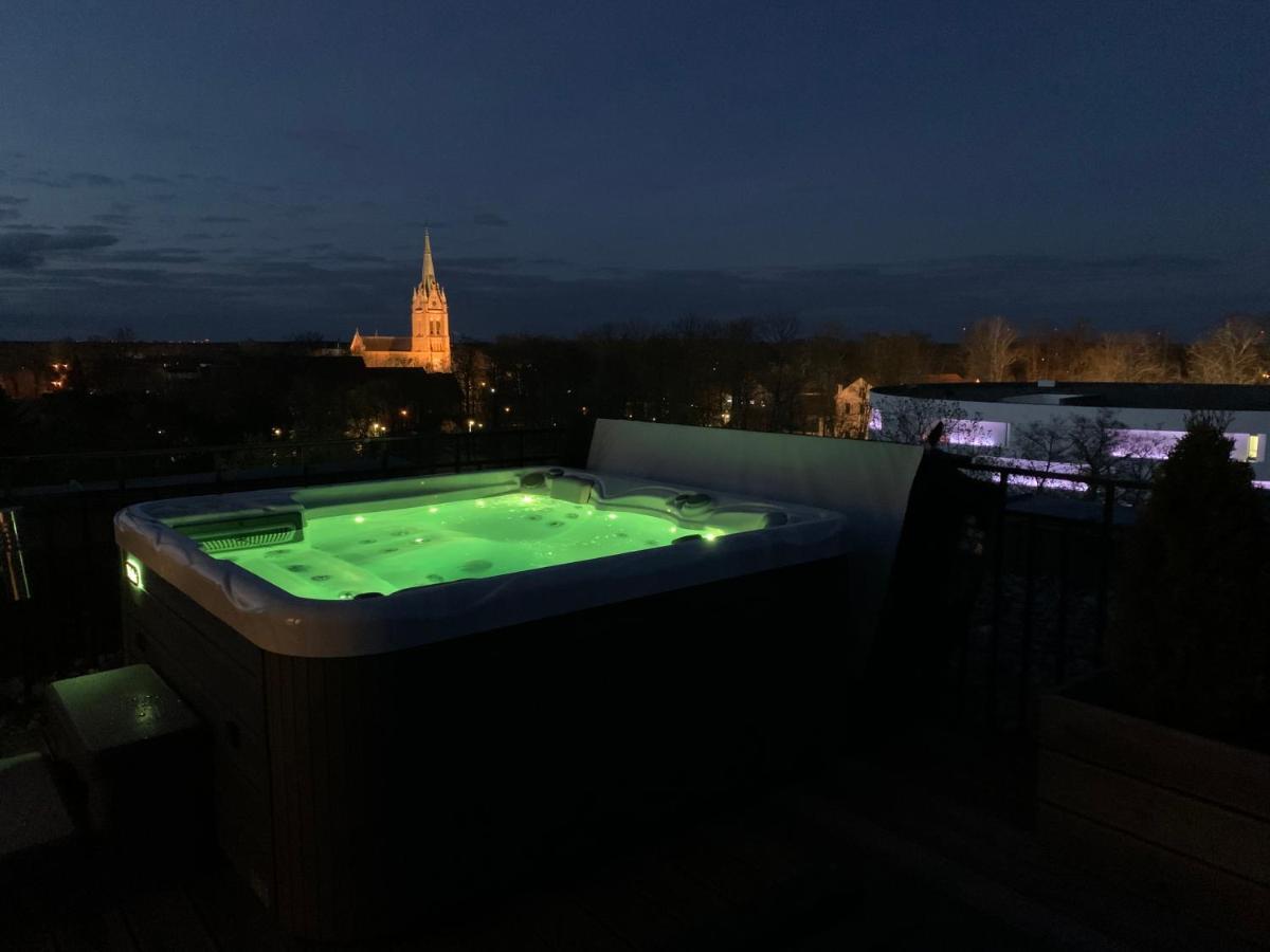 Sea View Penthouse Terrace Palanga Old Town Daire Dış mekan fotoğraf