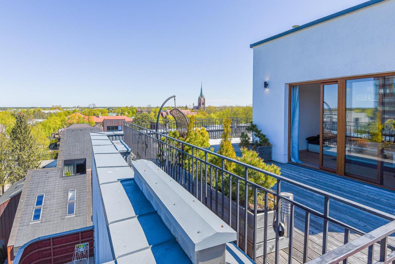 Sea View Penthouse Terrace Palanga Old Town Daire Dış mekan fotoğraf