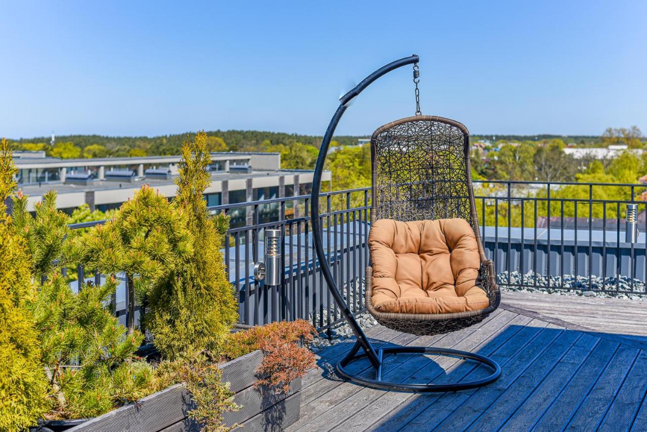Sea View Penthouse Terrace Palanga Old Town Daire Dış mekan fotoğraf