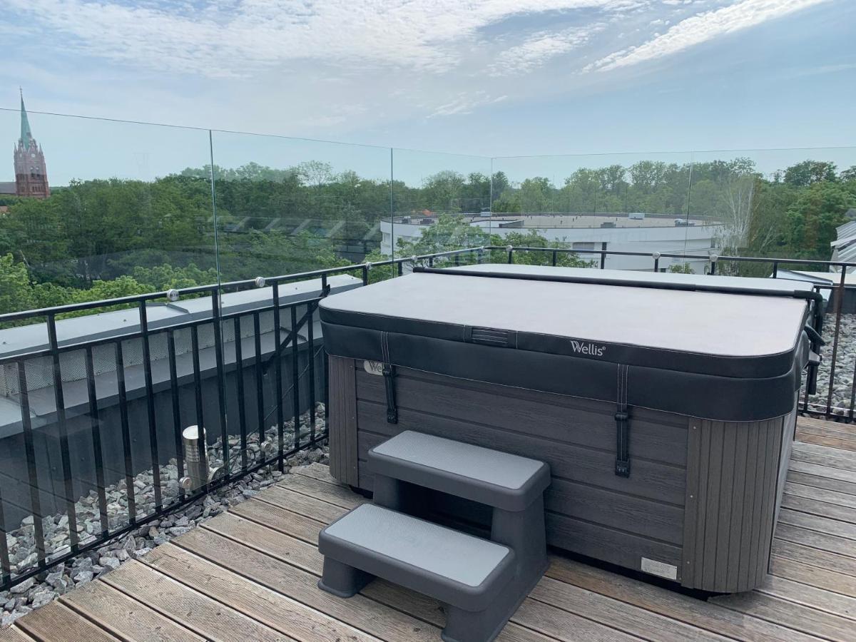 Sea View Penthouse Terrace Palanga Old Town Daire Dış mekan fotoğraf