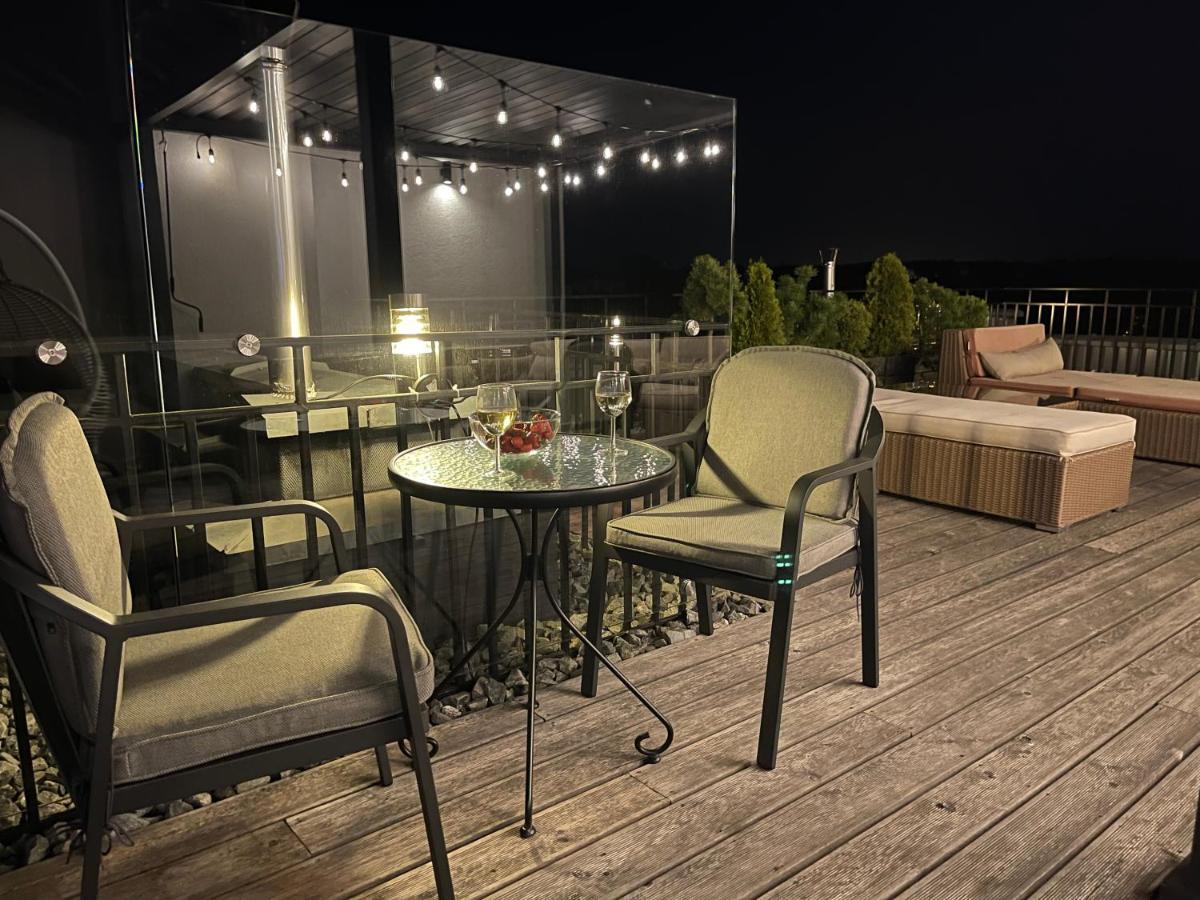 Sea View Penthouse Terrace Palanga Old Town Daire Dış mekan fotoğraf