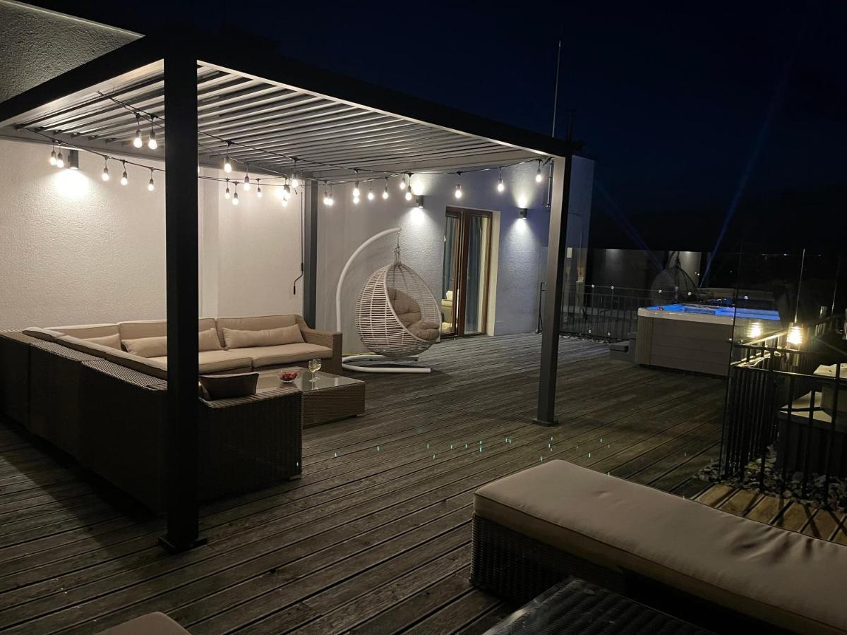 Sea View Penthouse Terrace Palanga Old Town Daire Dış mekan fotoğraf