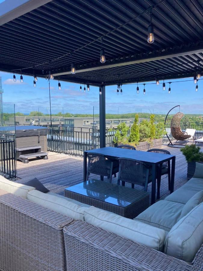 Sea View Penthouse Terrace Palanga Old Town Daire Dış mekan fotoğraf