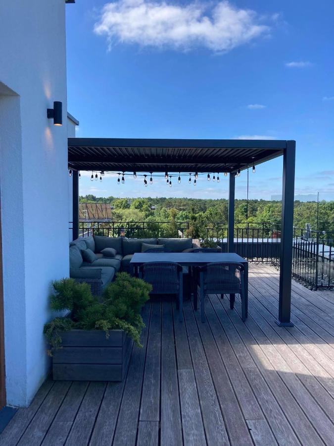 Sea View Penthouse Terrace Palanga Old Town Daire Dış mekan fotoğraf