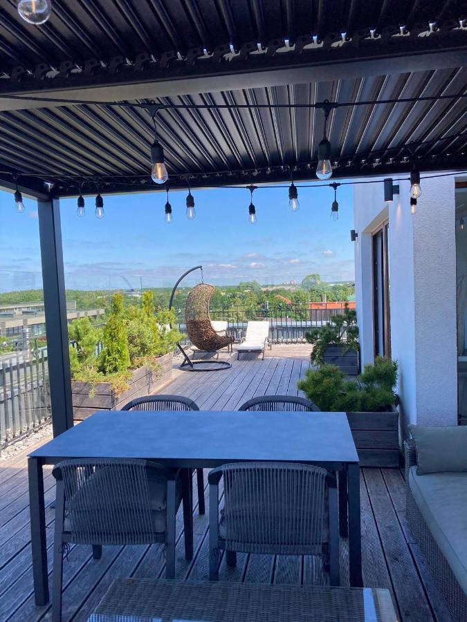 Sea View Penthouse Terrace Palanga Old Town Daire Dış mekan fotoğraf