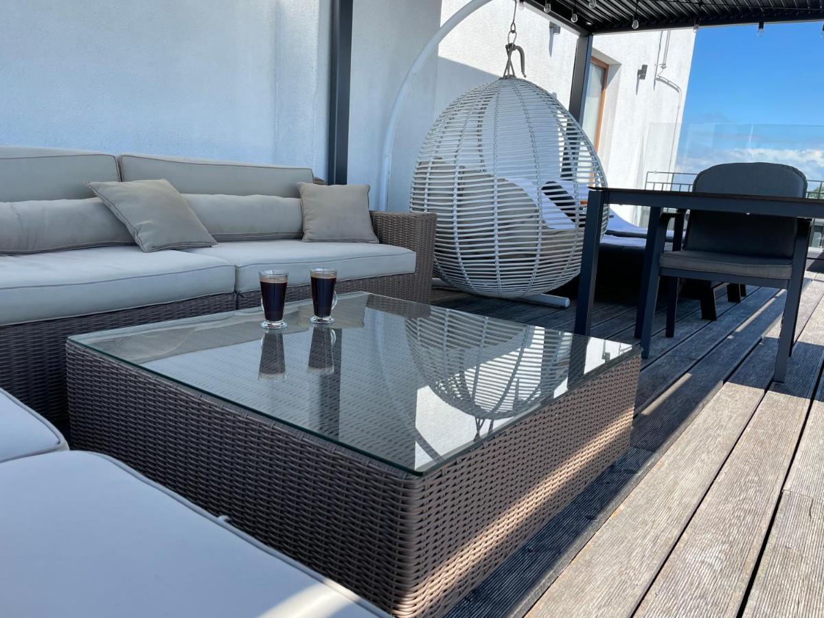 Sea View Penthouse Terrace Palanga Old Town Daire Dış mekan fotoğraf