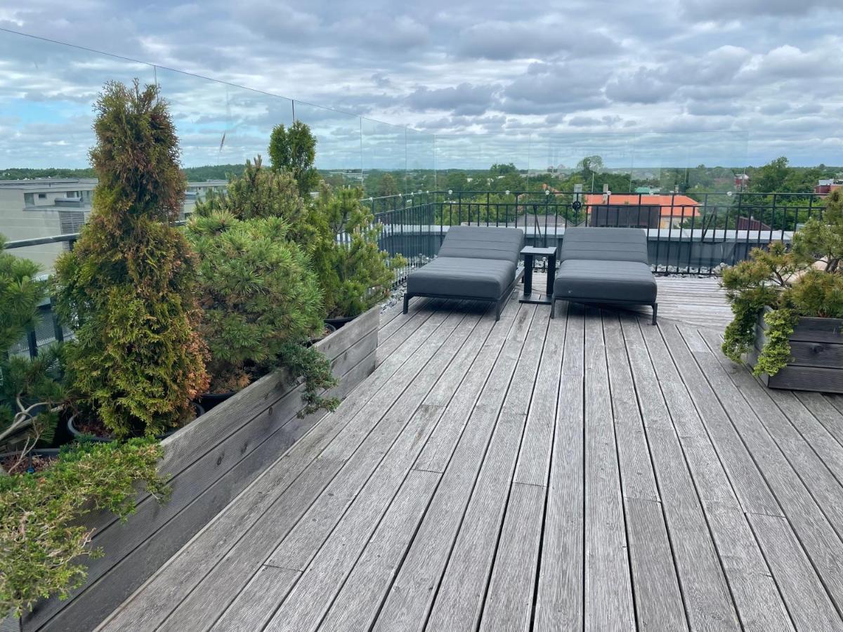 Sea View Penthouse Terrace Palanga Old Town Daire Dış mekan fotoğraf