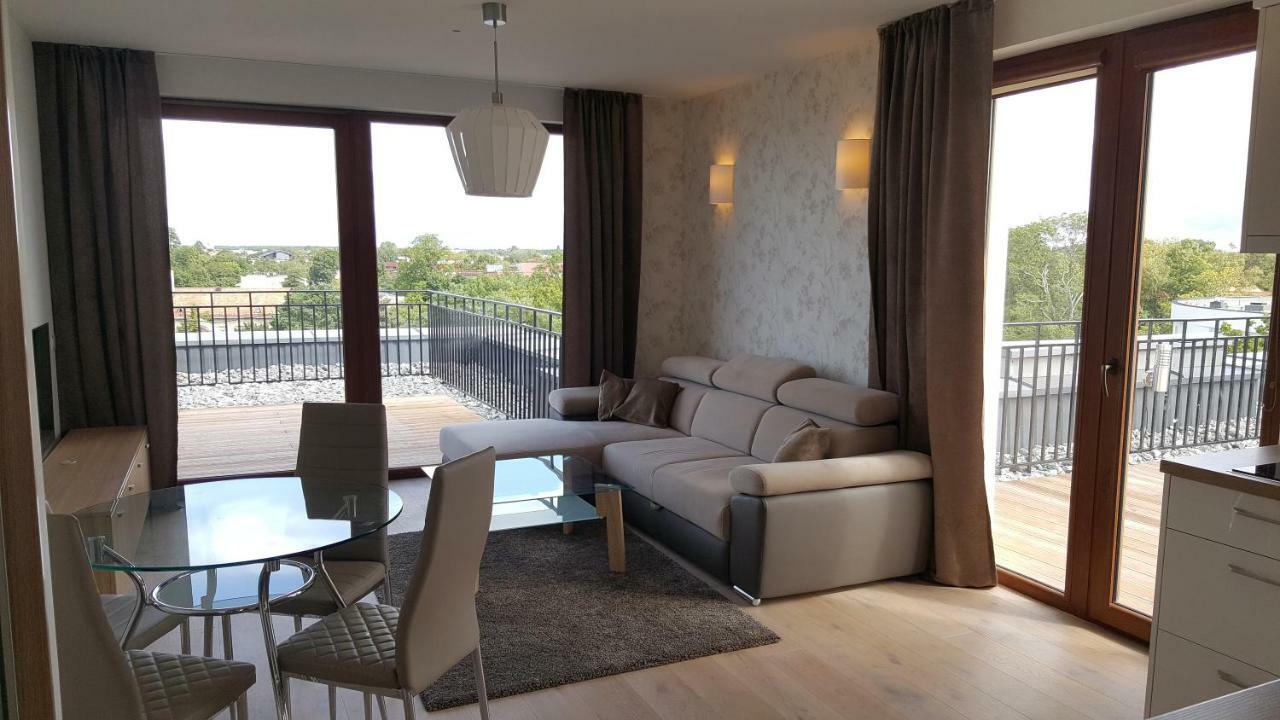 Sea View Penthouse Terrace Palanga Old Town Daire Dış mekan fotoğraf