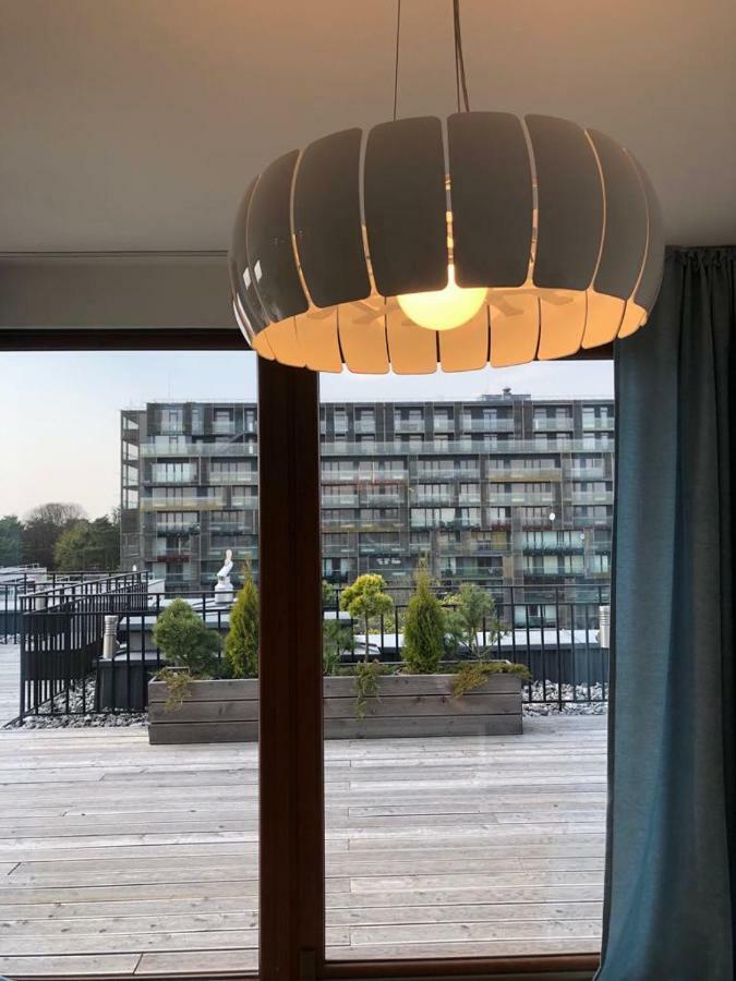 Sea View Penthouse Terrace Palanga Old Town Daire Dış mekan fotoğraf