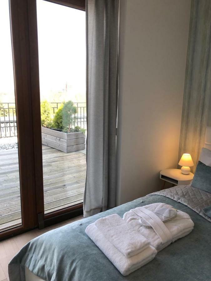Sea View Penthouse Terrace Palanga Old Town Daire Dış mekan fotoğraf