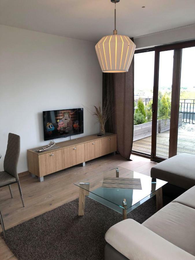Sea View Penthouse Terrace Palanga Old Town Daire Dış mekan fotoğraf