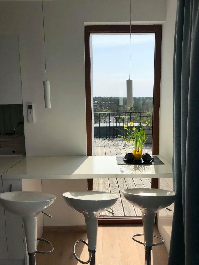 Sea View Penthouse Terrace Palanga Old Town Daire Dış mekan fotoğraf