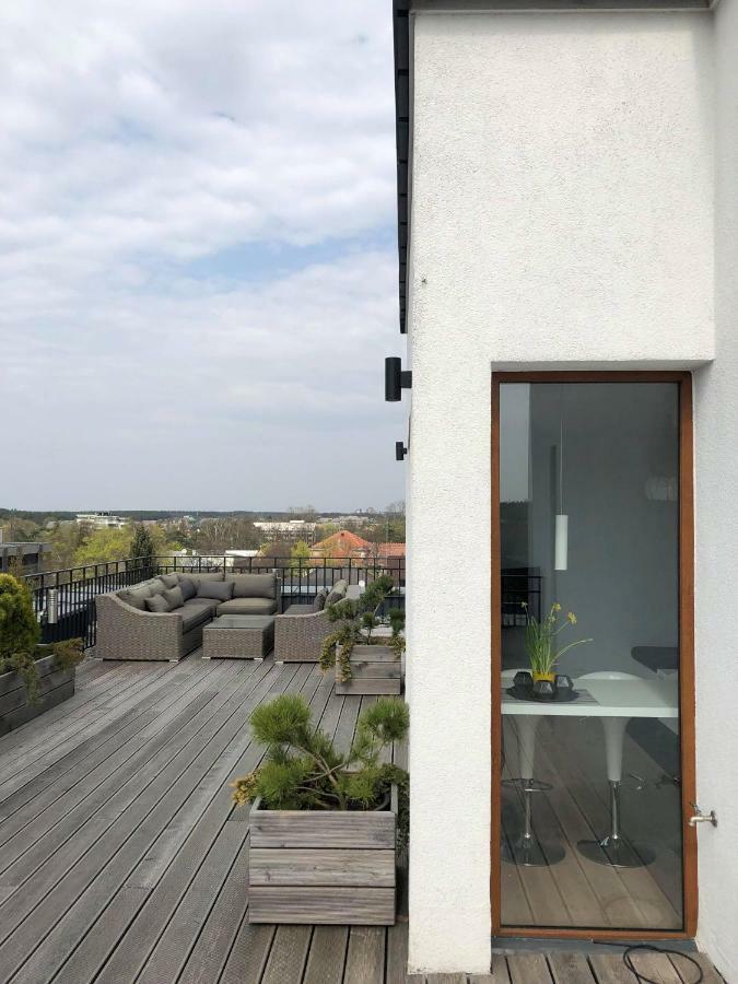 Sea View Penthouse Terrace Palanga Old Town Daire Dış mekan fotoğraf