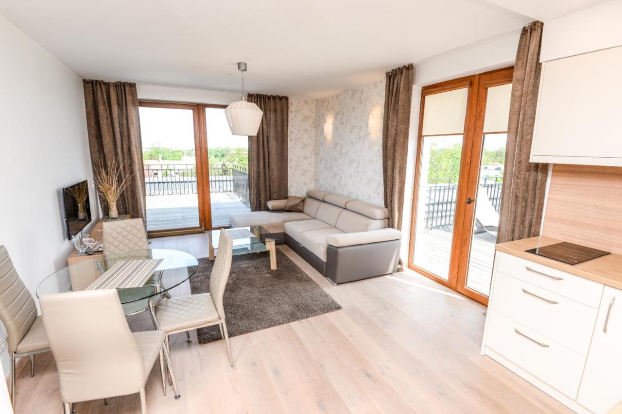 Sea View Penthouse Terrace Palanga Old Town Daire Dış mekan fotoğraf