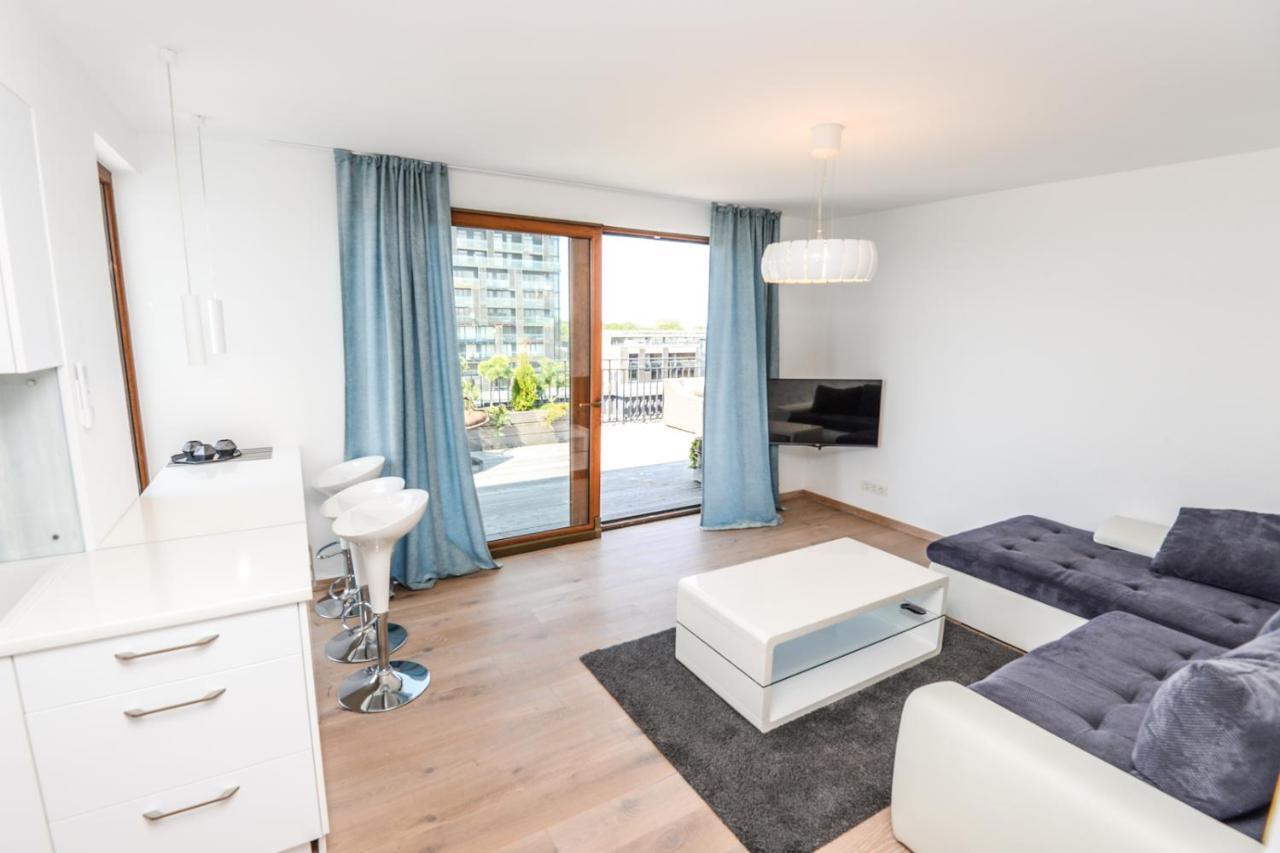Sea View Penthouse Terrace Palanga Old Town Daire Dış mekan fotoğraf