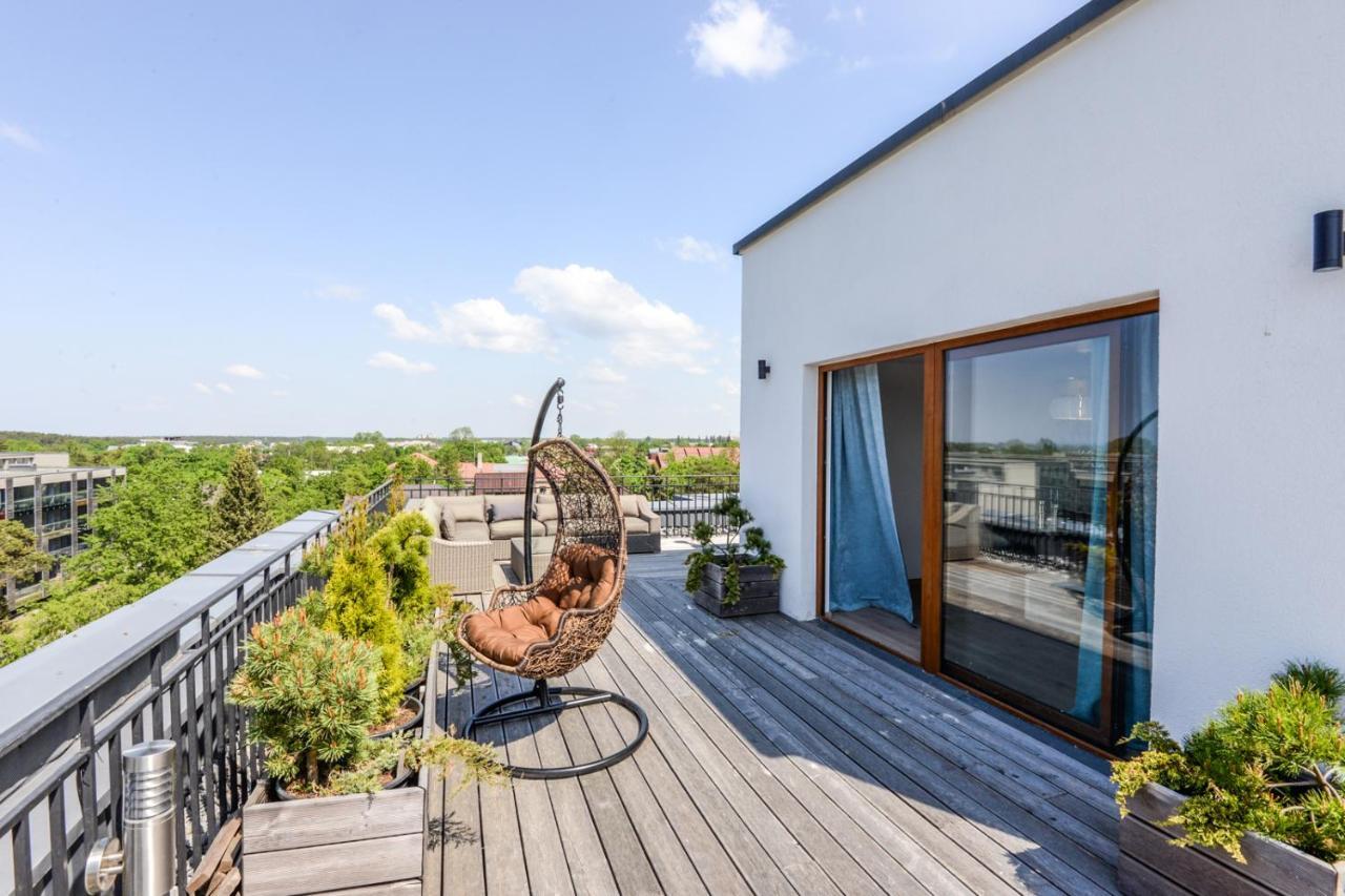 Sea View Penthouse Terrace Palanga Old Town Daire Dış mekan fotoğraf