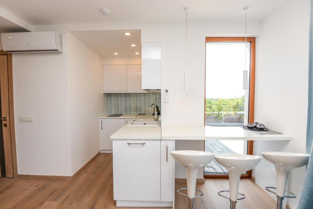 Sea View Penthouse Terrace Palanga Old Town Daire Dış mekan fotoğraf